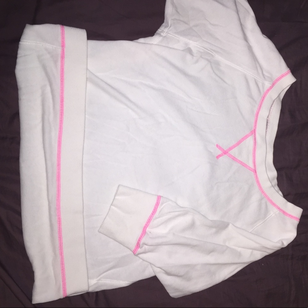 vintage VS crop sleeve sweater